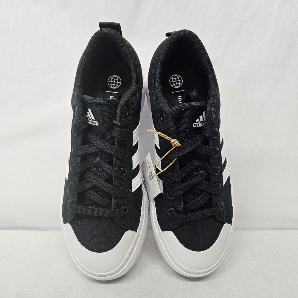 Adidas Bravada 2.0 Platform Skateboarding Shoe IE2310 Black White Women Size 9.5 - Picture 5 of 10